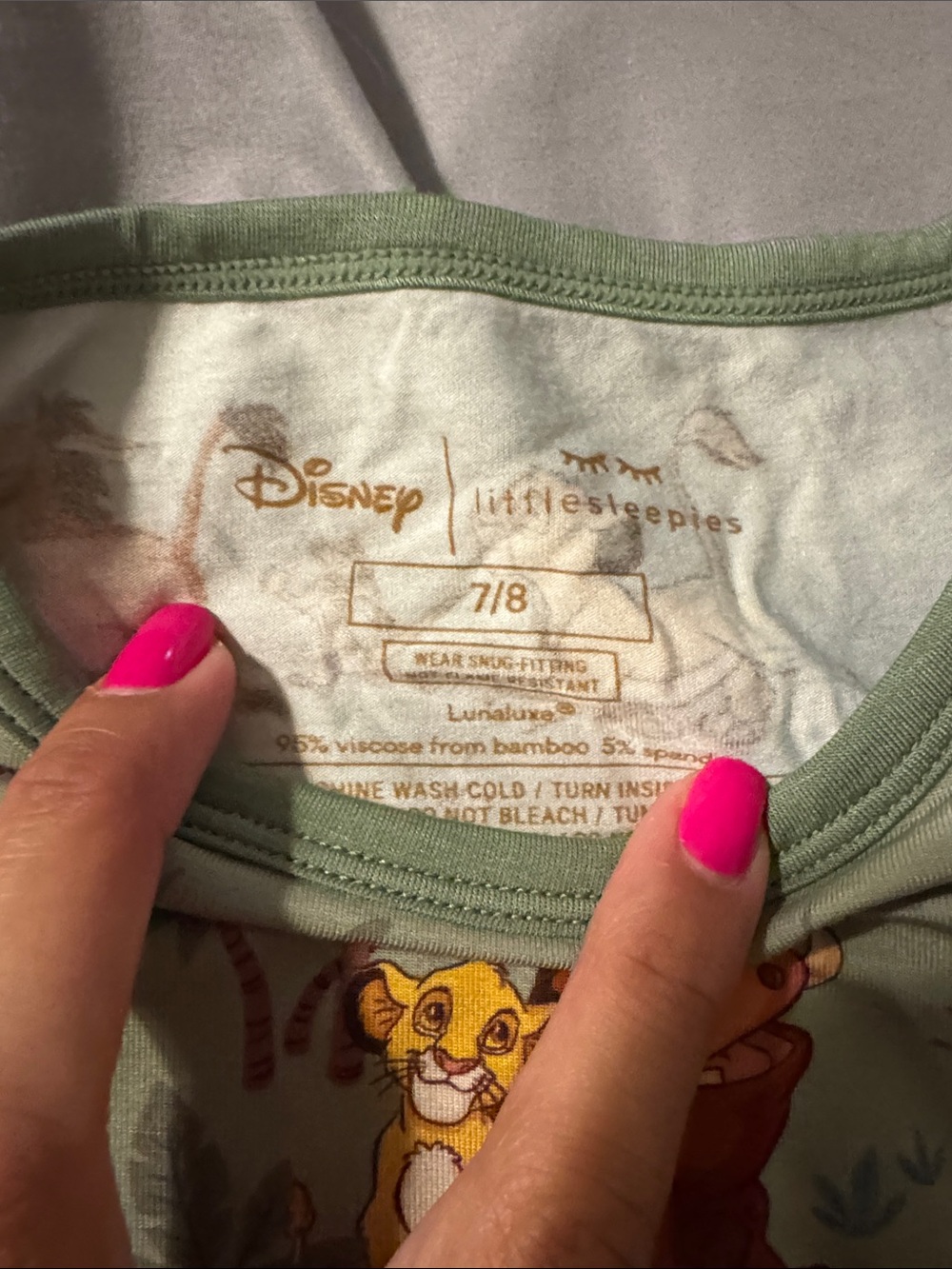 Little sleepies simbas safari 2 piece pajama set - Picture 2 of 4